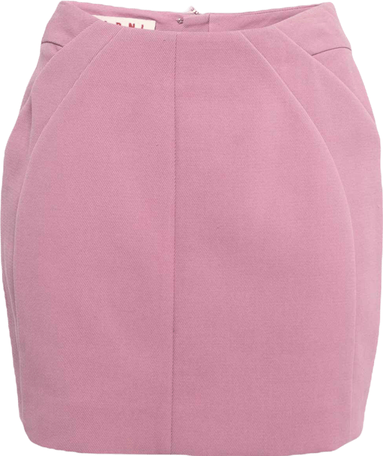 Women's Pink Cotton Mini Skirt