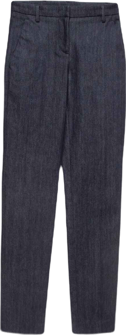 Women's Navy Blue Denim Slim Fit Jeans