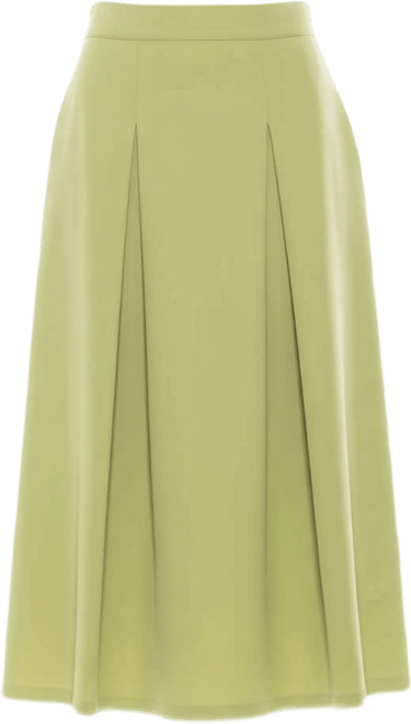 Women's Illia Pleated Midi Skirt With Waistband
