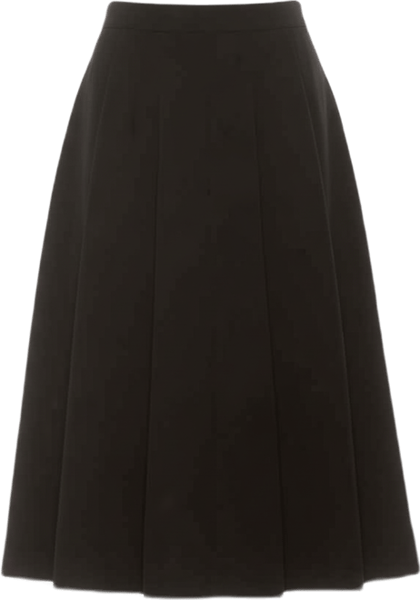 Women's Illia Pleated Midi Skirt With Waistband