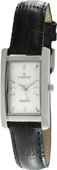 Women's Watch 34x20mm Contour Dress Black Leather Strap