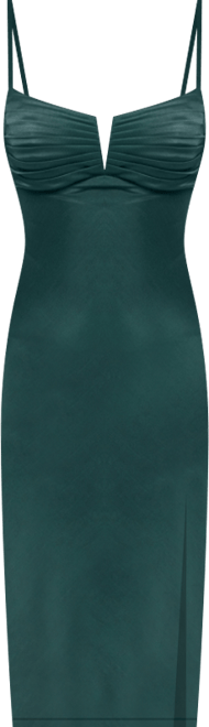 Juniors' V-Neck Strappy Dress