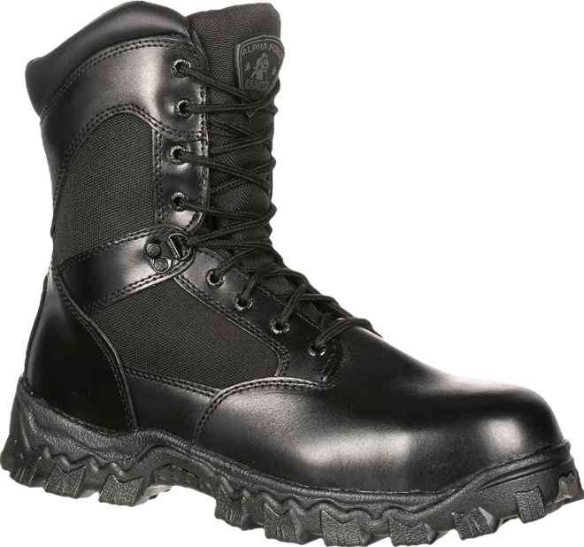 AlphaForce Zipper Composite Toe Public Service Boot