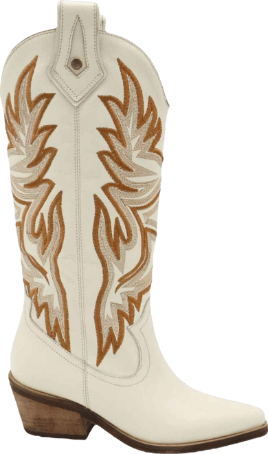 Women's Dramen Leather Cowboy Boots