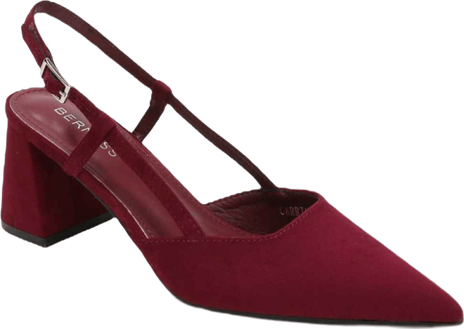 Women's Carrington Faux Suede Slingback Block Heel Pumps