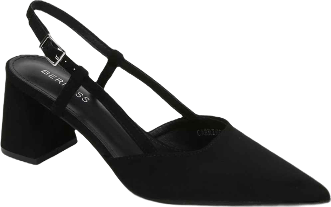 Women's Carrington Faux Suede Slingback Block Heel Pumps