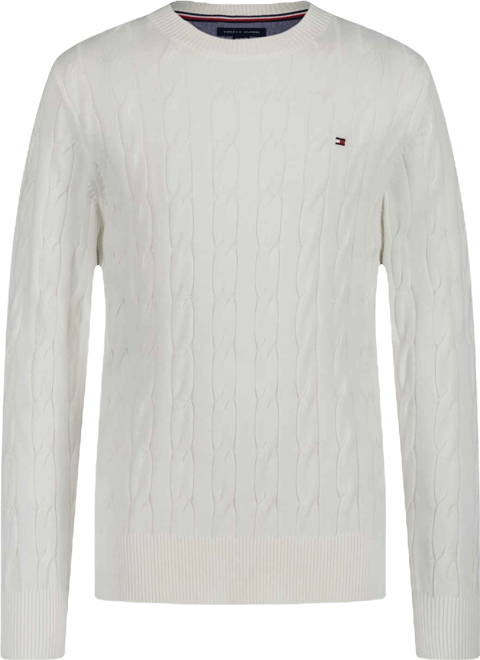 Boys 8-20 Cable Crewneck Sweater