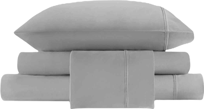 Sateen 400-Thread Count Cotton 4-Pc. Sheet Set, Cal King