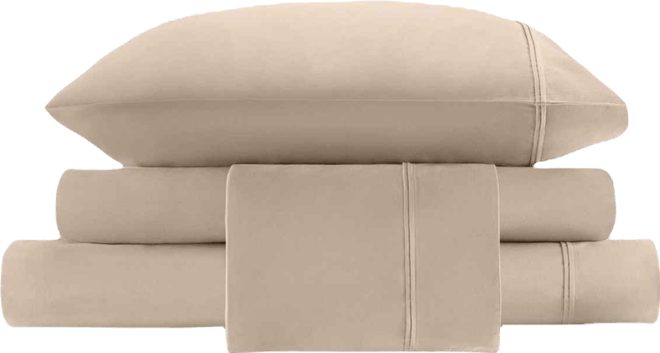 Sateen 400-Thread Count Cotton 4-Pc. Sheet Set, King