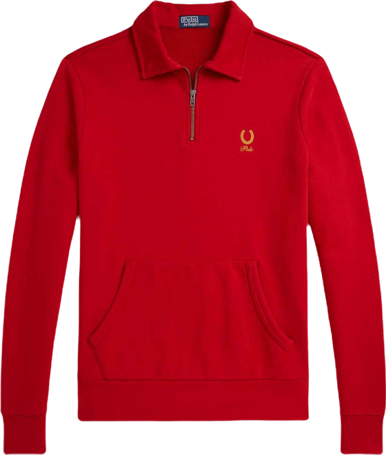 Men's Long-Sleeve Collared Sweatshirt