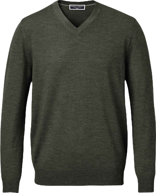 Men's V-Neck Regular-Fit Sweater