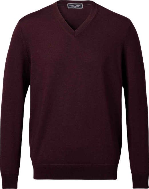 Men's V-Neck Regular-Fit Sweater