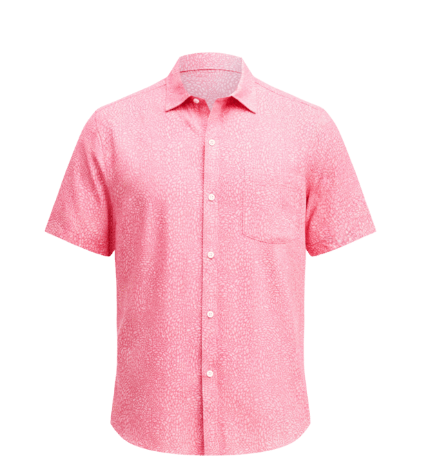 Men's Coast Dot Drift Printed Short-Sleeve Shirt