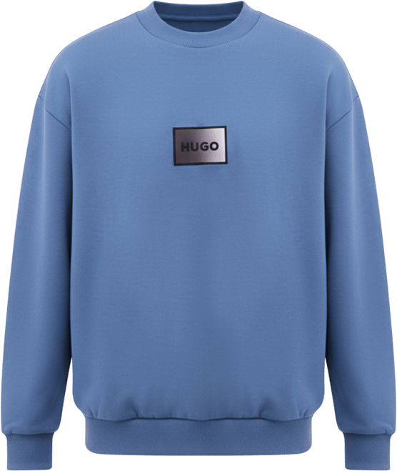 Hugo by  Men's Danotop Logo Badge Sweatshirt