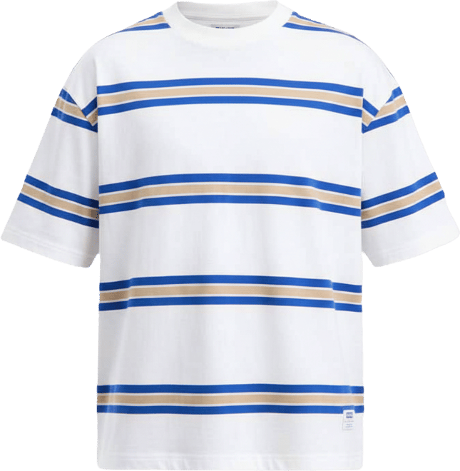 Men's Nolisto Relaxed-Fit Short-Sleeve Striped Crewneck T-Shirt