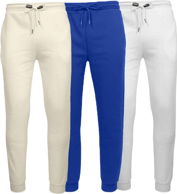 Men's Slim-Fit Jogger Sweatpants, 3-Pack