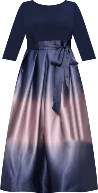 Plus Size Ombre Ballgown