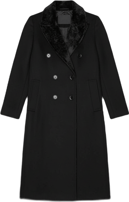 Women's Double-Breasted Reefer Coat