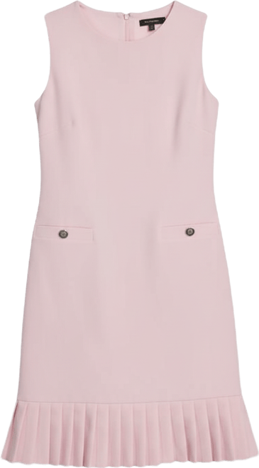 Women's Pleated-Hem Shift Dress
