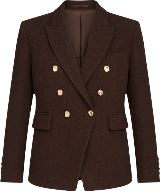 Women's Double Breasted Buttoned Blazer