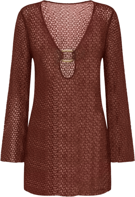 Women's Crocheted Cover-Up Dress