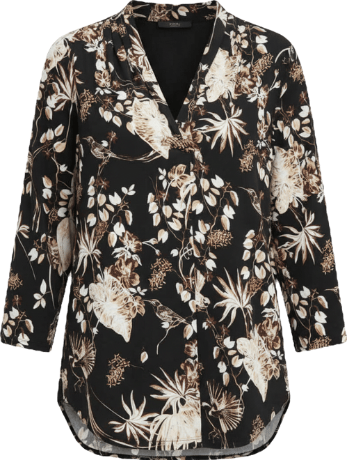 Petite Trop Ity Floral Print Top, Macy's Exclusive