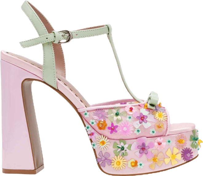 Women's Melodie Ditsy Floral Platform Dress Sandals