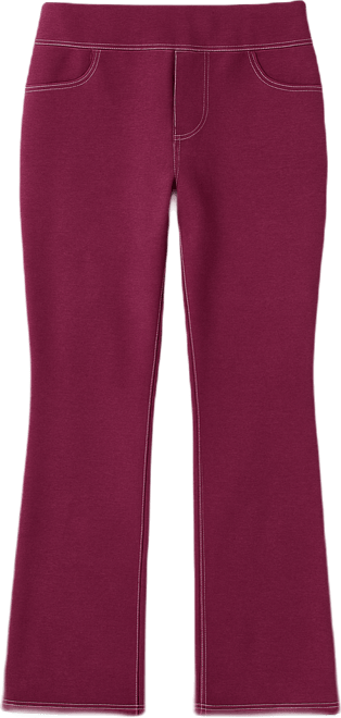 Women's Within Flex-Fit Pull-On Bootcut Gap-Free Stretch Denim Jeans