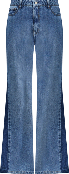 Women's High-Rise Pieced Flare-Leg Jeans, Macy's Exclusive