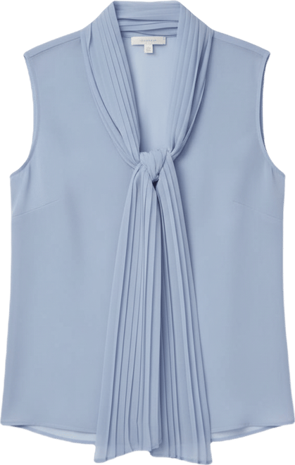 Women's Sleeveless Chiffon V-Neck Top