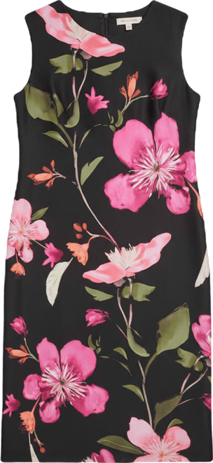 Plus Size Jewel Neck Midi Dress