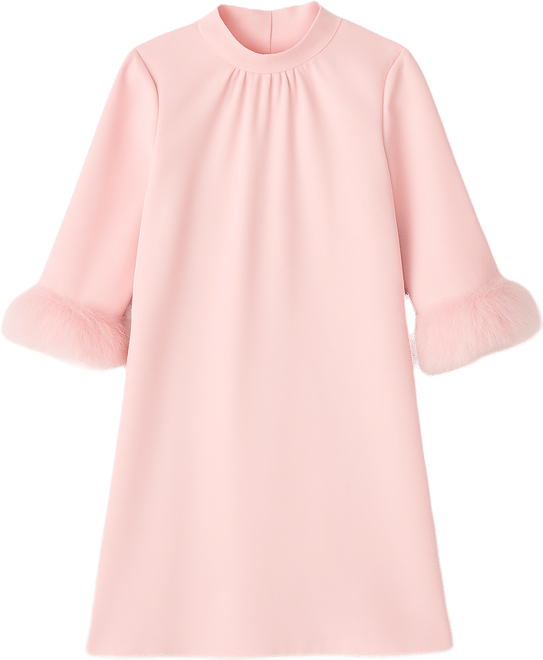 Petite Mock Neck Sheath Dress