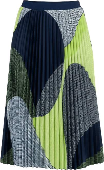 Women's Pull-On Pleated Midi Skirt