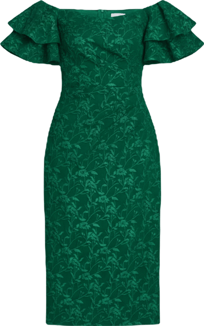 Women's Off-The-Shoulder Side Tuck Gown