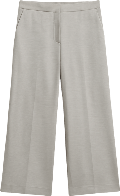 Women's Wide-Leg Mid-Rise Pants