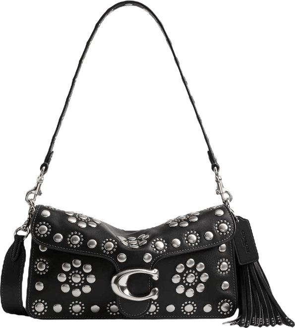 Western Rivets Leather Tabby Small Shoulder Bag