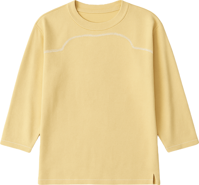 Petite 3/4-Sleeve Crewneck Knit Top