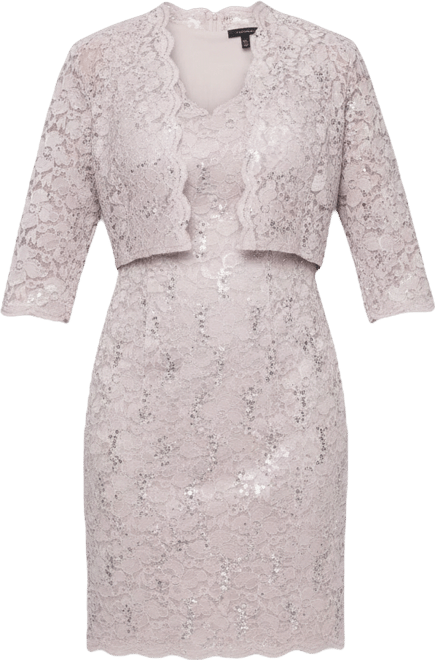 Women's V-Neck Sheath Jacket Dress