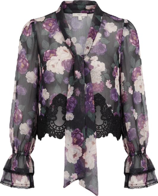 Women's Jasmine V-Neck Long-Sleeve Blouse