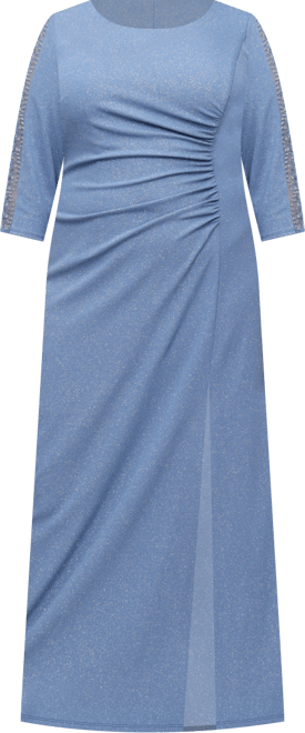 Plus Size Crewneck Maxi Dress