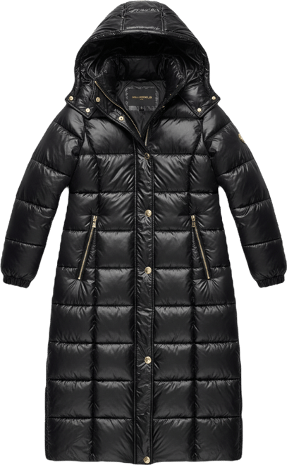 Women's Hooded Snap-Front Puffer Coat