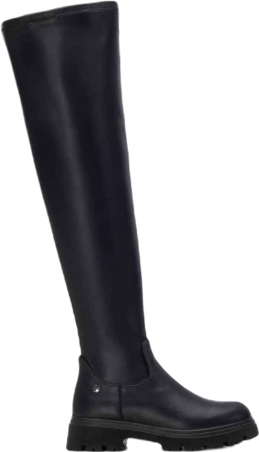 Women's Stretchy Tall Boots – Flexible Fit, Sleek Design, Knee-High Fashion Footwear