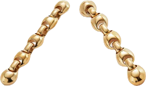 18 k Gold Plated Dazzling Drop Earrings