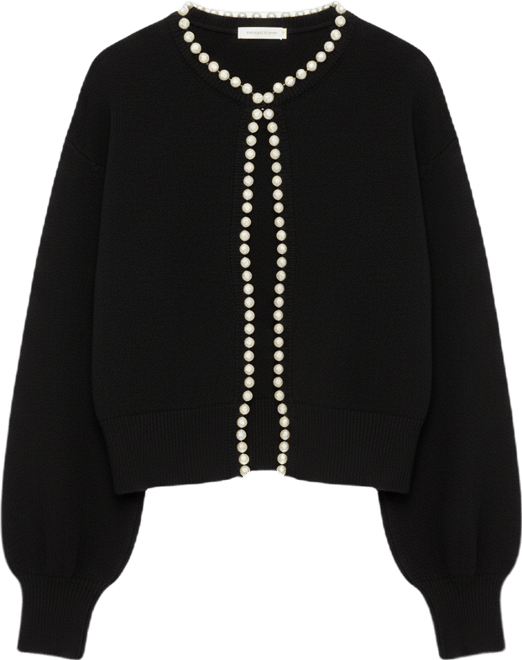 Women's Bloom Pearl Knit Cardigan.