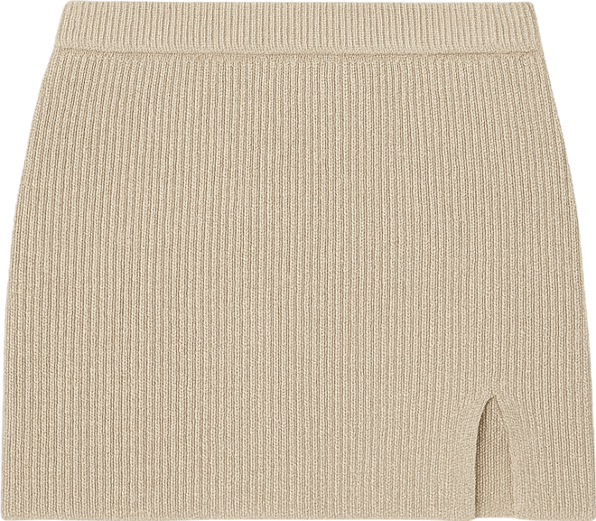 Women's Goldy Metallic Knit Mini Skort