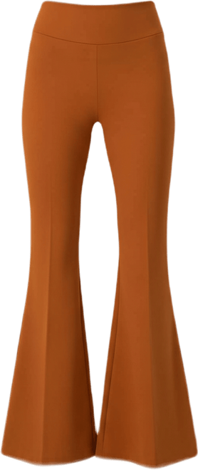 Women's Flared Trousers with Wide Waistband