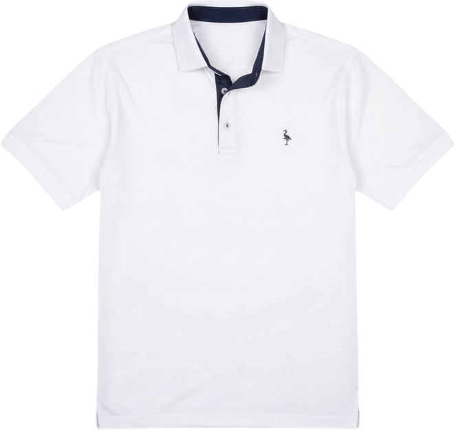 Men's Melange Mesh Performance Polo shirt