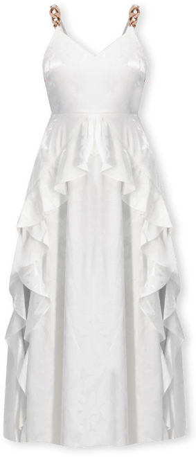 Women's V-Neck Long Dress