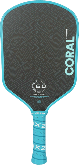 Six Zero Coral 16mm Pickleball Paddle | Dick's Sporting Goods