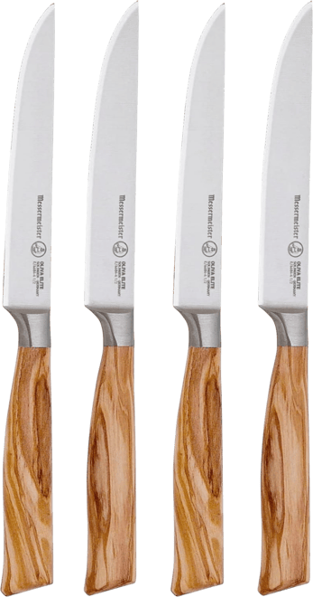 Oliva Elite Fine-Edge Steak Knife Set / 4 Pc.